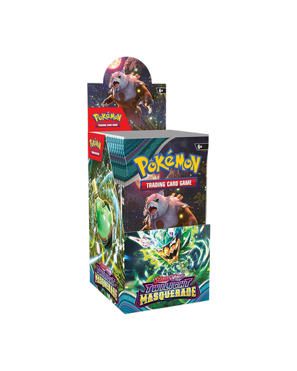Pokémon TCG: Scarlet & Violet—Twilight Masquerade Half Booster Box (18 Packs)