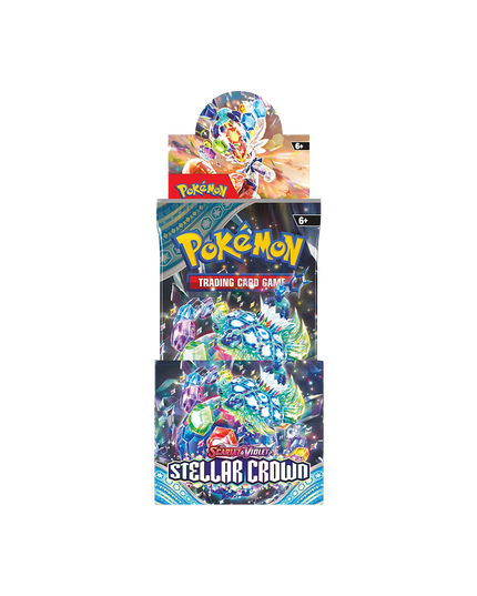 Pokémon TCG: Scarlet & Violet—Stellar Crown Half Booster Box (18 Packs)