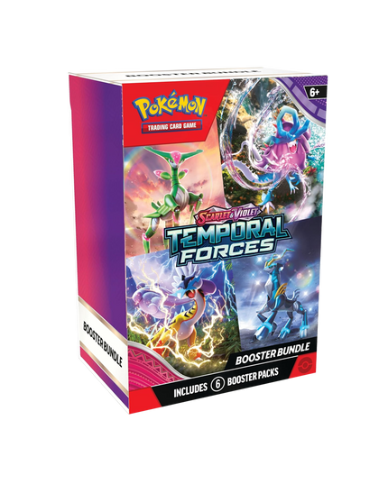 Pokémon TCG: Scarlet & Violet-Temporal Forces Booster Bundle (6 Packs)