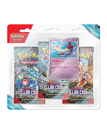 Pokémon TCG: Scarlet & Violet—Stellar Crown 3-Pack Blister (Latias/Tinkaton Promo)