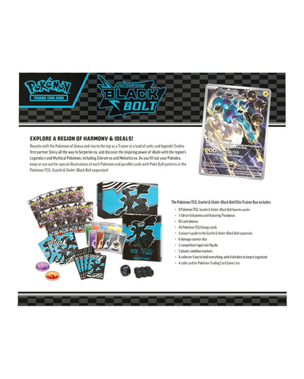 Pokémon TCG: Scarlet & Violet—Black Bolt Elite Trainer Box (ETB)