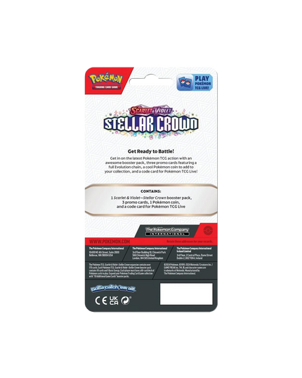 Pokémon TCG Stellar Crown Checklane Blister Pack