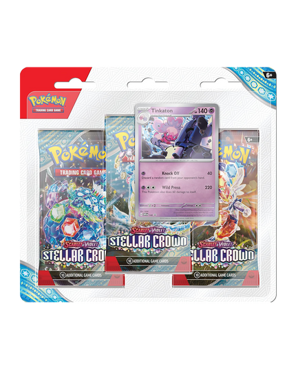 Pokémon TCG: Scarlet & Violet—Stellar Crown 3-Pack Blister (Latias/Tinkaton Promo)