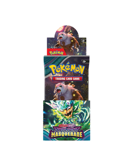 Pokémon TCG: Scarlet & Violet—Twilight Masquerade Half Booster Box (18 Packs)