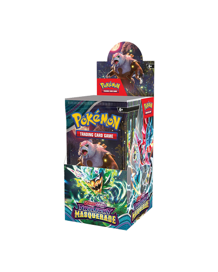 Pokémon TCG: Scarlet & Violet—Twilight Masquerade Half Booster Box (18 Packs)