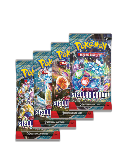 Pokémon TCG: Scarlet & Violet—Stellar Crown Half Booster Box (18 Packs)
