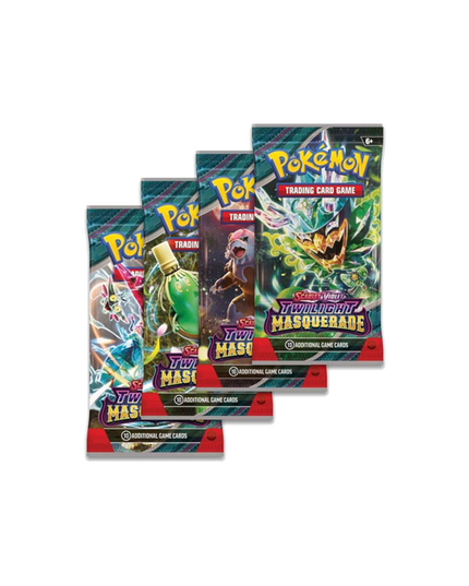 Pokémon TCG: Scarlet & Violet—Twilight Masquerade Half Booster Box (18 Packs)