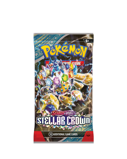 Pokémon TCG: Scarlet & Violet—Stellar Crown Half Booster Box (18 Packs)
