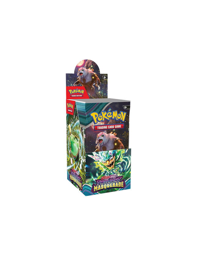 Pokémon TCG: Scarlet & Violet—Twilight Masquerade Half Booster Box (18 Packs)