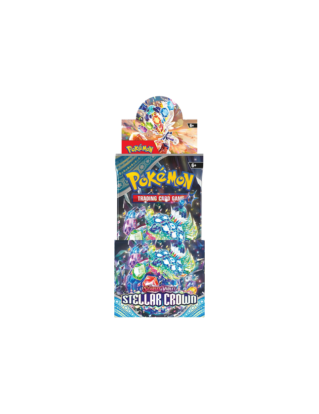 Pokémon TCG: Scarlet & Violet—Stellar Crown Half Booster Box (18 Packs)
