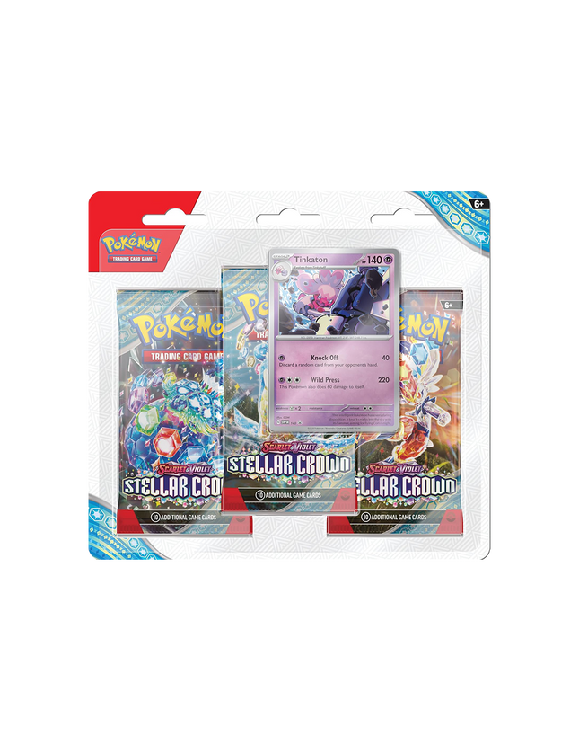 Pokémon TCG: Scarlet & Violet—Stellar Crown 3-Pack Blister (Latias/Tinkaton Promo)