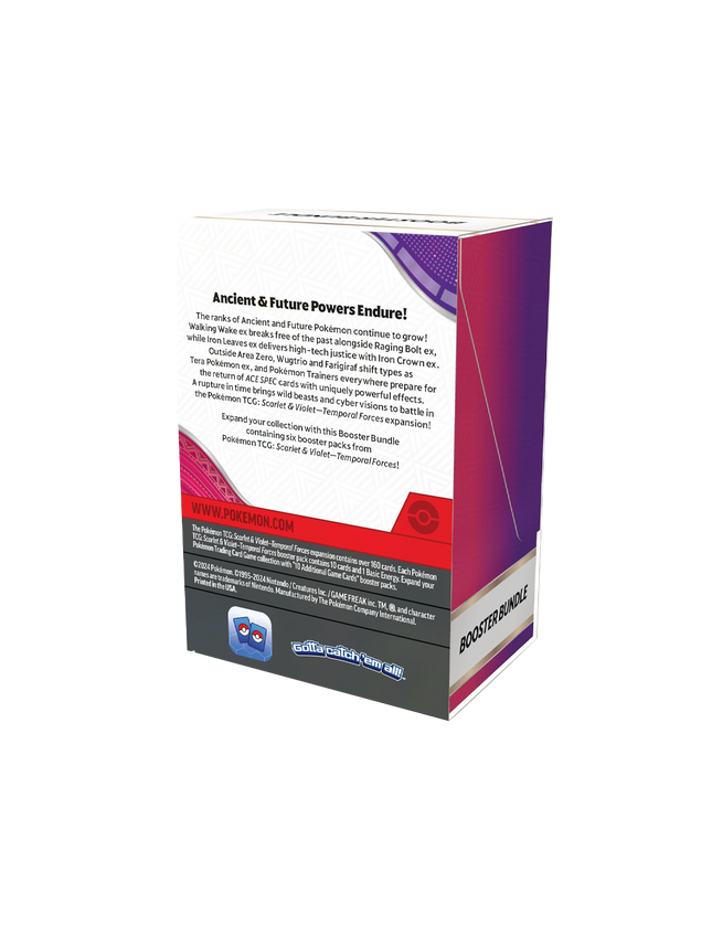 Pokémon TCG: Scarlet & Violet-Temporal Forces Booster Bundle (6 Packs)