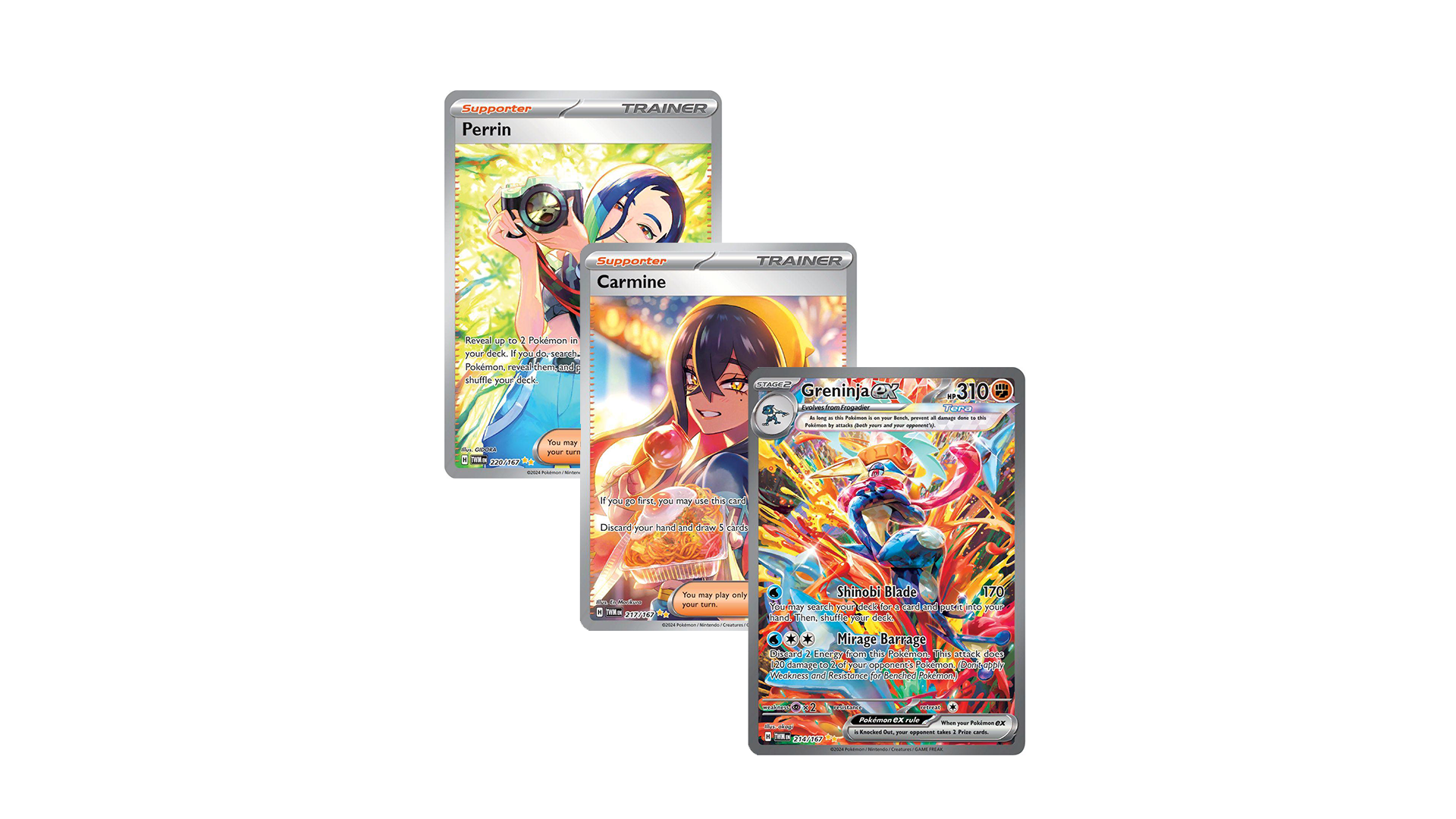 The contents of the Twilight Masquerade booster pack, showcasing the best packs that can be pulled from this pack.